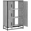 vidaXL Buffet haut sonoma gris 68x35x106,5 cm bois ing&eacute;nierie et m&eacute;tal