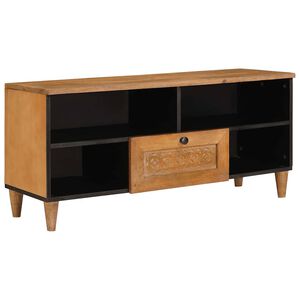 vidaXL Unites TV Marron Clair 105 x 33 x 46 cm Bois d'ing&eacute;nierie