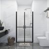 vidaXL Porte de douche ESG transparent (83-86)x190 cm