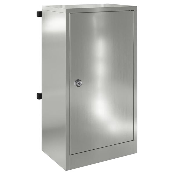 vidaXL boîte aux lettres Noir 30 x 20 x 55 cm Acier galvanisé