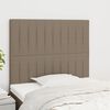 vidaXL T&ecirc;te de lit Taupe 90x5x118/128 cm Tissu