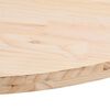 vidaXL Dessus de table 110x55x2,5 cm bois de pin massif ovale