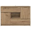 vidaXL Buffet Ch&ecirc;ne artisanal 100 x 30 x 65,6 Bois d'ing&eacute;nierie