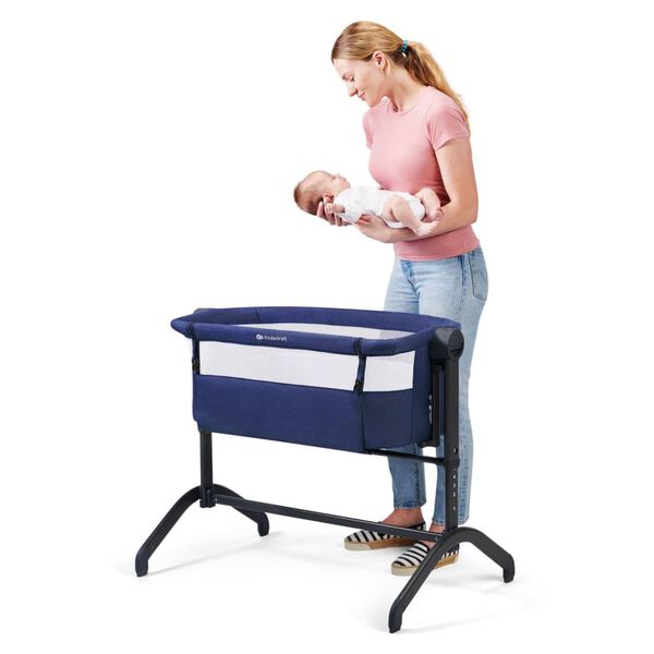 Kinderkraft Lit b&eacute;b&eacute; 2 en 1 BEA Bleu marine