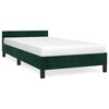 vidaXL Cadre de lit sans matelas vert fonc&eacute; 80x200 cm velours