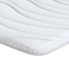 vidaXL Surmatelas 100 x 200 cm d&rsquo;&eacute;paisseur Tissu en Tricot Blanc