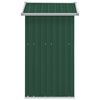 vidaXL Abri de jardin Vert 126x97,5x177 cm Acier galvanis&eacute;