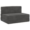 vidaXL Canap&eacute;-lit pliable Gris fonc&eacute; 70 x 80 x 60 cm Tissu