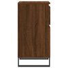 vidaXL Buffets 2 pcs ch&ecirc;ne marron 40x35x70 cm bois d'ing&eacute;nierie