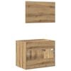 vidaXL Ensemble de meubles salle de bain 2 pcs bois d'ing&eacute;nierie