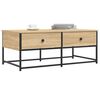 vidaXL Table basse ch&ecirc;ne sonoma 100x51x40 cm bois d'ing&eacute;nierie