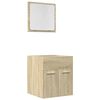 vidaXL Ensemble de meubles de salle de bain 2 pcs chêne sonoma