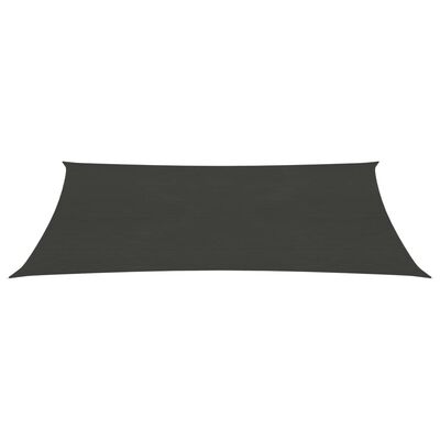 vidaXL Voile d'ombrage 160 g/m² Anthracite 3x5 m PEHD