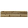 vidaXL Jardini&egrave;re 110x60x23 cm bois de pin impr&eacute;gn&eacute;