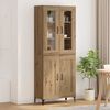 vidaXL Haut Armoire Ch&ecirc;ne artisanal 69,5 x 34 x 180 cm