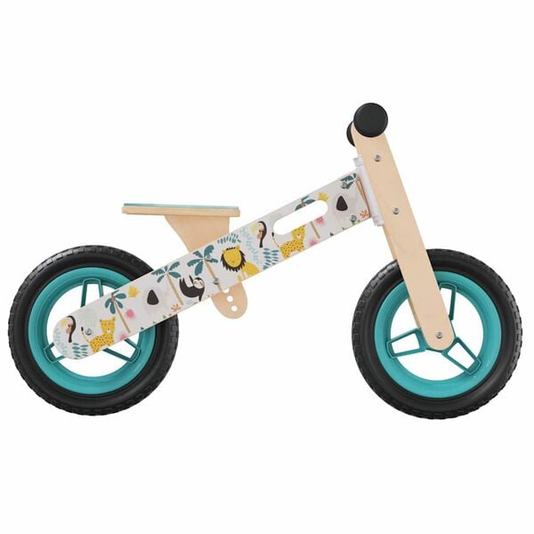 vidaXL V&eacute;lo d'&eacute;quilibre pour enfants imprim&eacute; bleu
