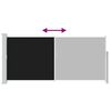 vidaXL Auvent lat&eacute;ral r&eacute;tractable 140 x 300 cm Noir