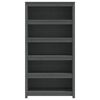vidaXL Biblioth&egrave;que Gris 80x35x154 cm Bois de pin massif