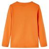 T-shirt enfants à manches longues orange foncé 116