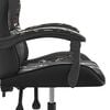 vidaXL Chaise de jeu Noir et camouflage Similicuir