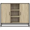 vidaXL Buffet chêne sonoma 92x35x76 cm bois d'ingénierie