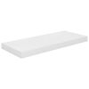 vidaXL &Eacute;tag&egrave;re murale flottante 4 pcs Blanc brillant 60x23,5x3,8cm MDF
