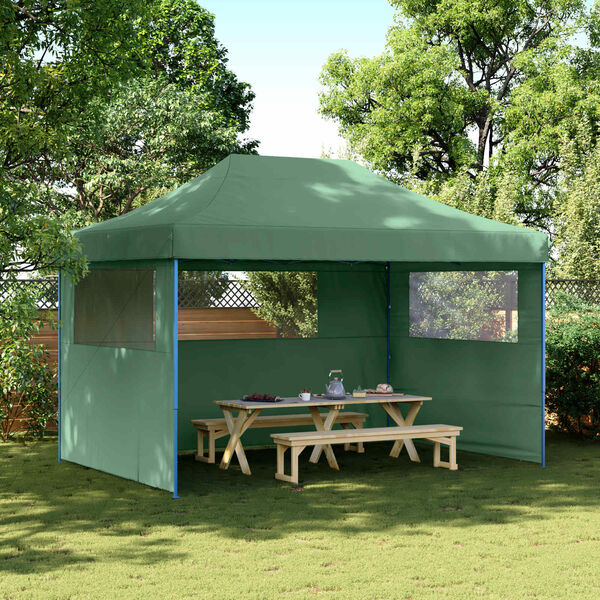 vidaXL Tente de f&ecirc;te Vert 279 x 410 x 315 cm Tissu Oxford
