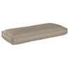 vidaXL Coussin pour assise / dossier de palette Taupe 120 x 50 x 12 cm