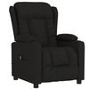 vidaXL Fauteuil inclinable &eacute;lectrique Noir Tissu