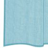 vidaXL Rideaux en voile avec passe-tringles 2 pcs turquoise