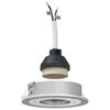 vidaXL Projecteur Argent&eacute; 9 x 9 x 2 cm Aluminium