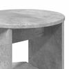 vidaXL Meuble d'appoint Gris B&eacute;ton 40 x 40 x 100 cm Bois d&rsquo;ing&eacute;nierie