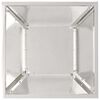 vidaXL Cache-pot de jardin 5 pcs Argent 35 x 35 x 15 cm