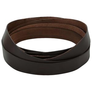 vidaXL Sangle en Cuir Marron fonc&eacute; 200 x 2,5 cm Cuir