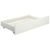 vidaXL Tiroirs de lit 2 pcs Blanc Bois de pin massif