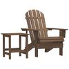 vidaXL Chaise de jardin Adirondack avec table Bois de sapin Marron