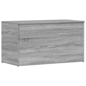 vidaXL Coffre de rangement Sonoma gris 84x42x46 cm Bois d'ing&eacute;nierie