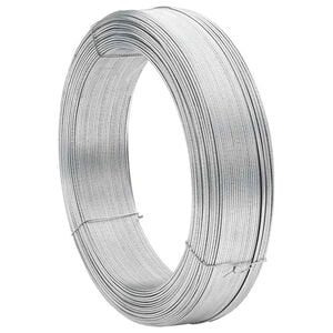 vidaXL Fil de liaison de cl&ocirc;ture 250 m 2,5 mm Acier