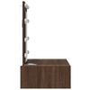 vidaXL Table de Toilette Marron 60 x 40 x 70 cm Bois d'ingénierie
