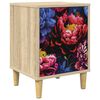 vidaXL Table de chevet KIEL Ch&ecirc;ne Sonoma 36 x 33 x 50 cm