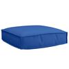 vidaXL Set de coussins de palette 2 pcs Bleu royal Tissu Oxford