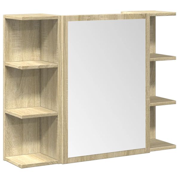 vidaXL Ensemble de meubles de salle de bain 3 pcs ch&ecirc;ne sonoma