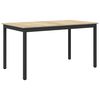vidaXL Table de salle &agrave; manger / Table de repas 140 x 80 x 75 cm