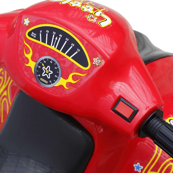 Quad &eacute;lectrique pour enfants Rouge et Noir