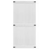 vidaXL Porte Corona Blanc 100 x 210 cm Bois d'ing&eacute;nierie
