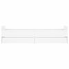 vidaXL Cadre de lit avec tiroirs sans matelas blanc 90x200 cm