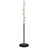 vidaXL Porte-manteau noir 172 cm fer enduit de poudre