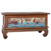 vidaXL Table basse 80x50x40 cm Bois de teck r&eacute;cup&eacute;r&eacute;