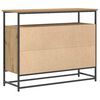 vidaXL Buffet Ch&ecirc;ne artisanal 100 x 35 x 80 cm Bois d'ing&eacute;nierie