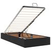VidaXL Lit ottoman avec matelas noir 90x200 cm similicuir